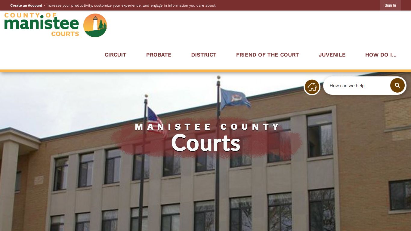 Courts | Manistee County, MI